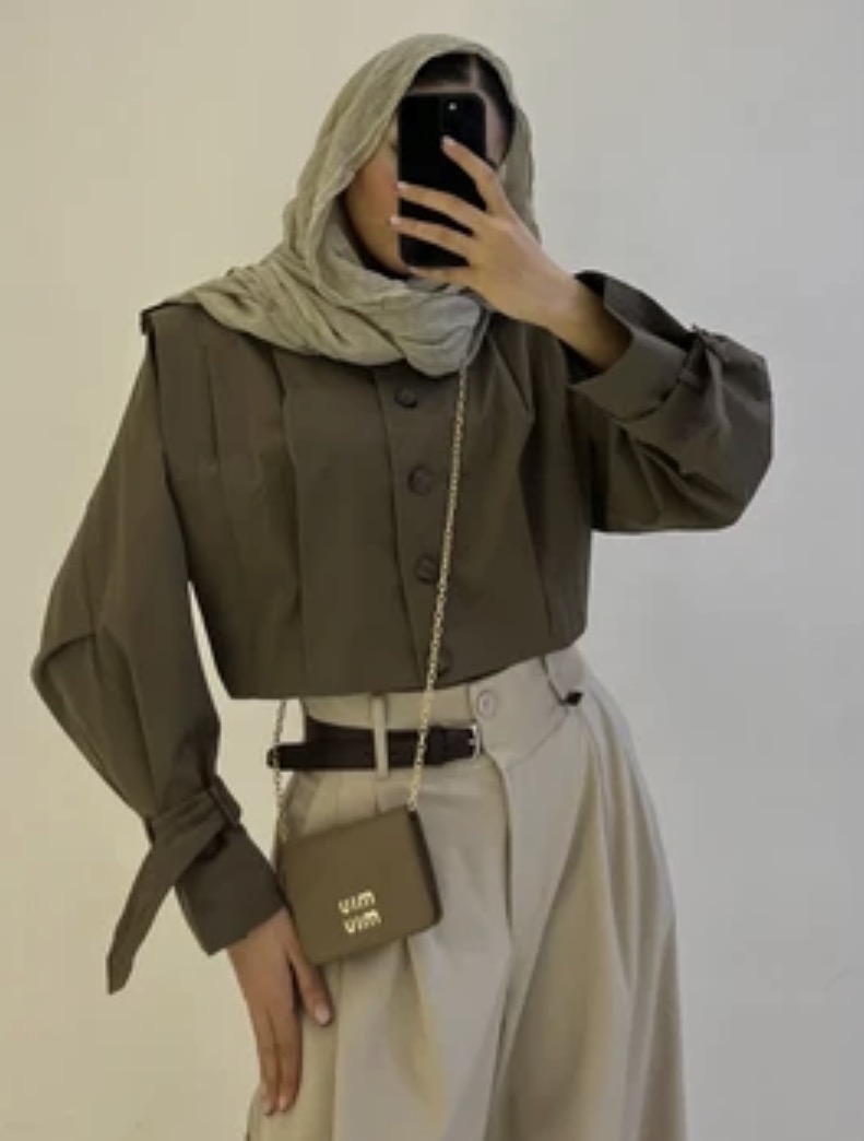 ترنچ کت  بهاره پیله دار زنانه سبز سدری