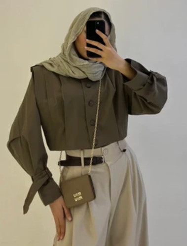 ترنچ کت بهاره پیله دار زنانه سبز سدری